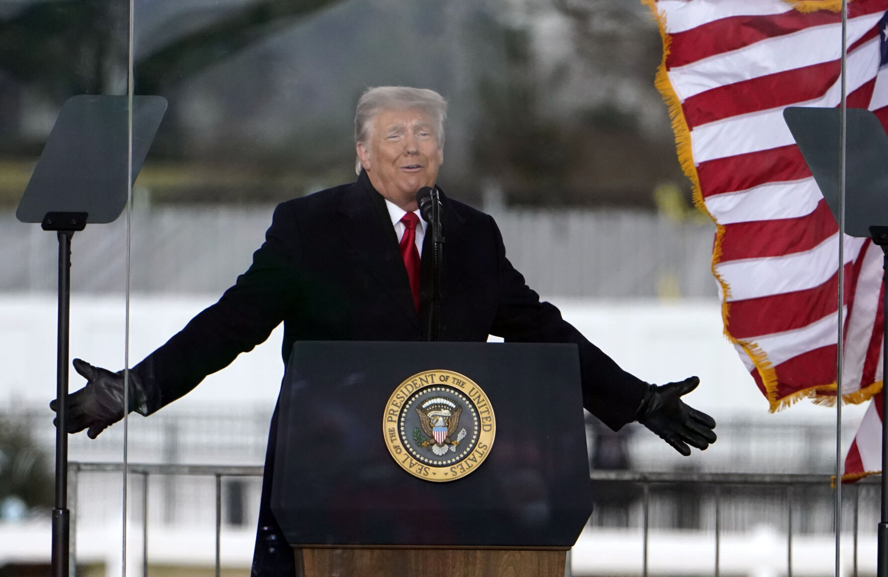 Electoral College Protests Trump